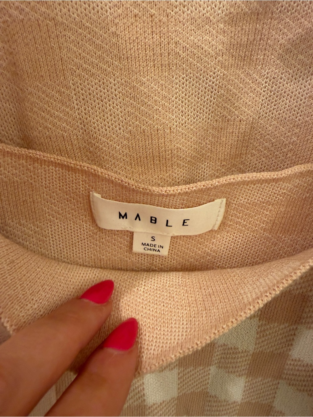 Pink and White Cropped Cardigan Set - Picture 8 of 9